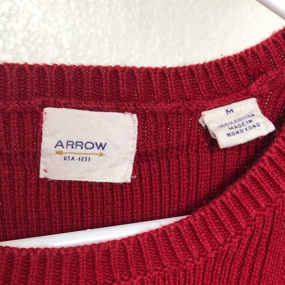 Vintage Arrow Oversized Knit Pullover - Picture 3 of 4
